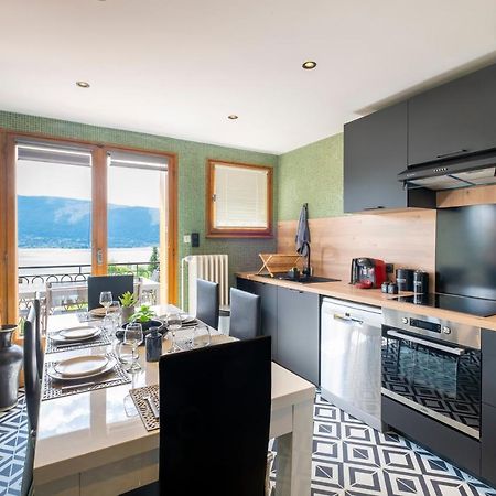 T4 Avec Vue Imprenable Sur Le Lac D'Annecy Apartment Veyrier-du-Lac Exterior foto