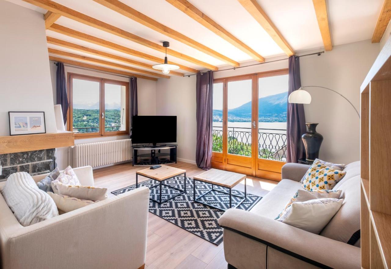 T4 Avec Vue Imprenable Sur Le Lac D'Annecy Apartment Veyrier-du-Lac Exterior foto
