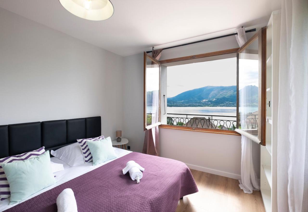 T4 Avec Vue Imprenable Sur Le Lac D'Annecy Apartment Veyrier-du-Lac Exterior foto