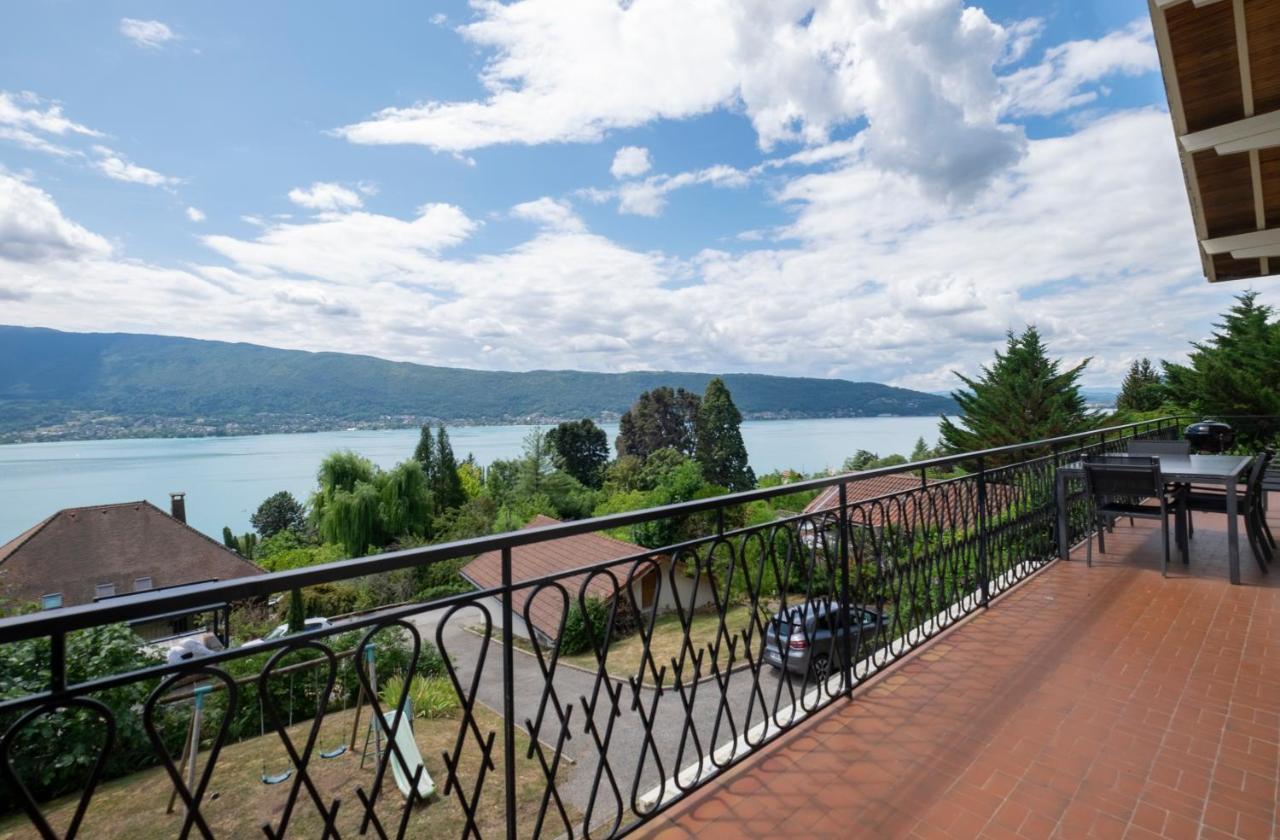 T4 Avec Vue Imprenable Sur Le Lac D'Annecy Apartment Veyrier-du-Lac Exterior foto