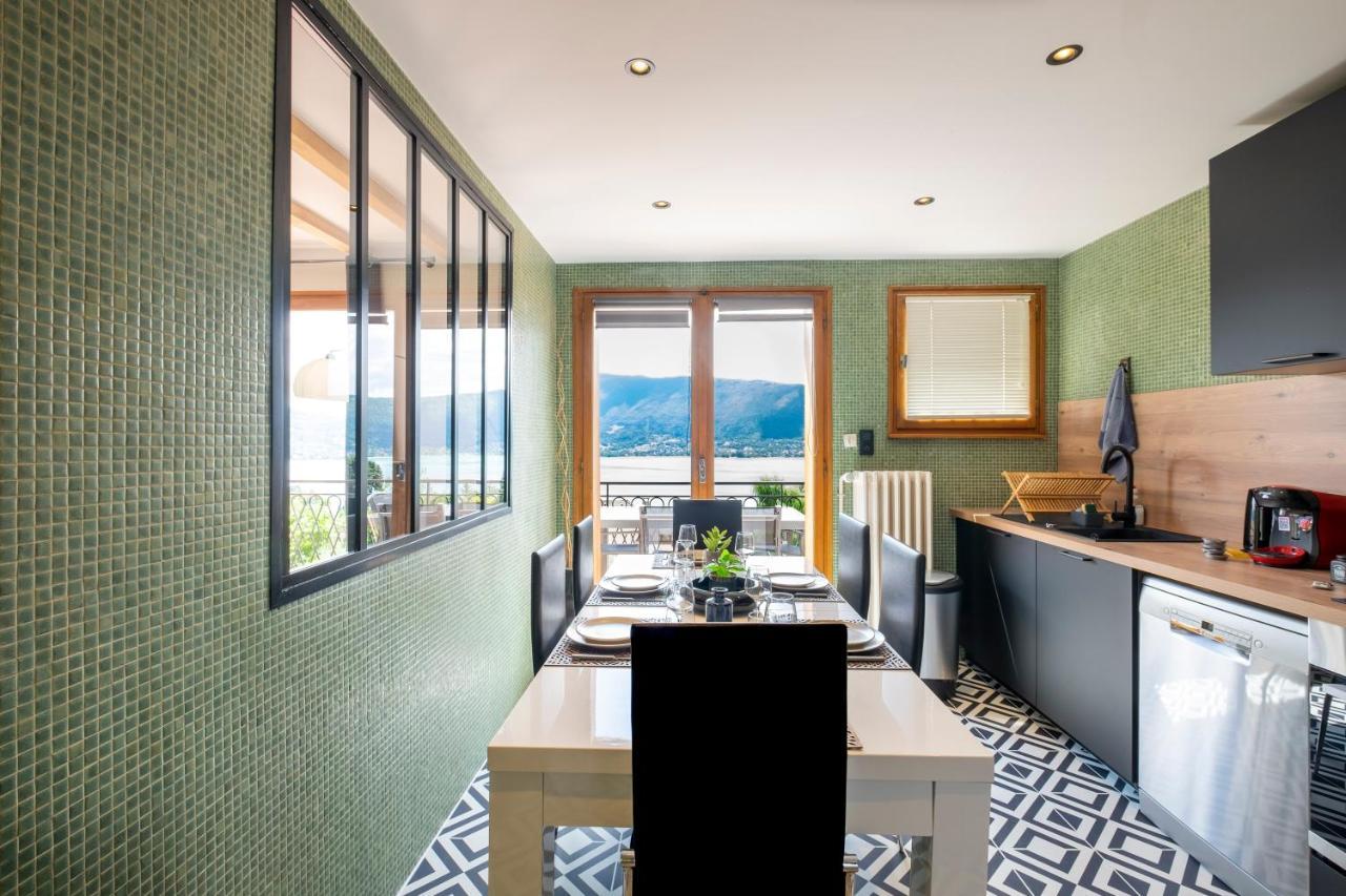 T4 Avec Vue Imprenable Sur Le Lac D'Annecy Apartment Veyrier-du-Lac Exterior foto
